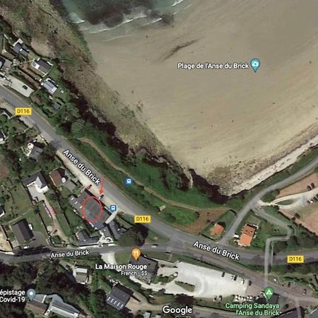 Au Petit Brick - Cosy Beachfront House Maupertus-sur-Mer Exterior foto